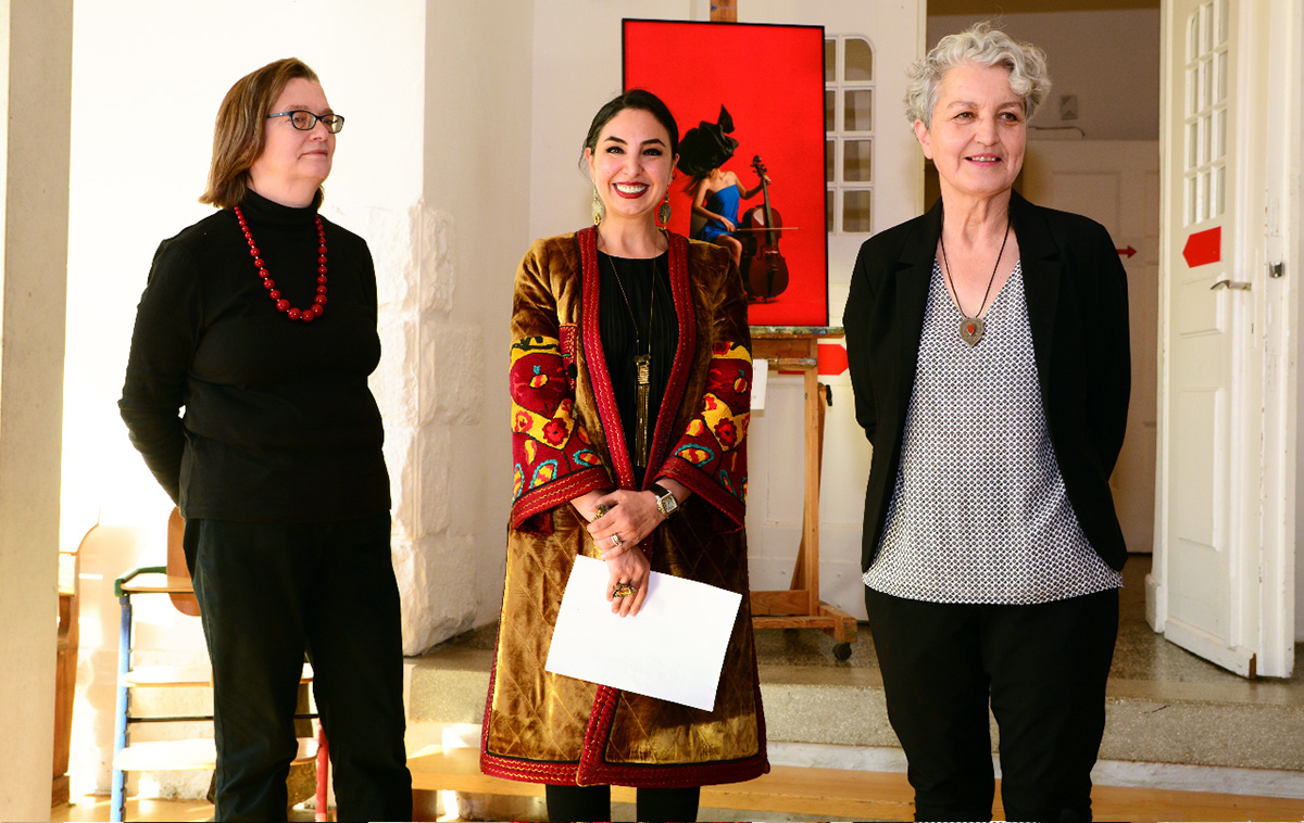 Vernissage von Mojgan Razzaghis „Verboten“ Kunststation Kleinsassen