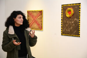 Nasrin Abu Baker aus Palästina stammend - lebt heute in Leipzig Nasrin Abu Baker aus Palästina stammend - lebt heute in Leipzig.