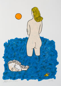 Brandung, 70 x 50 cm, 2017 (© Moritz Götze und VG Bild Kunst Bonn)