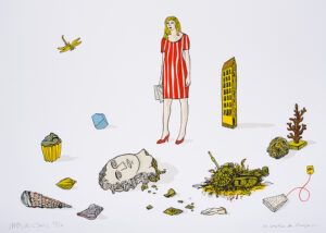 Im Schatten der Ereignisse, 50 x 70 cm, 2022 (© Moritz Götze und VG Bild Kunst Bonn)