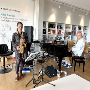 Für die musikalische Unterhaltung sorgten Pia Maria Sauer und Wolfgang Harling.