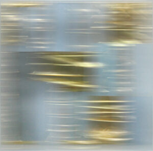 Goldrausch, 2021, 80 x 80 x 10 cm Goldrausch © Christiane Grimm und VG Bild Kunst, Bonn