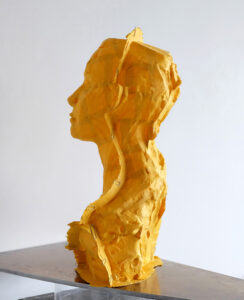 C 2021 Papier, Aluminiumplatte © Silvia Schreiber und VG Bild Kunst, Bonn