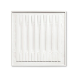 1999_Streifenfaltung_Aquarell_100x100cm_F39 Peter Weber – „Streifenfaltung“ (Foto: H. Kunde)