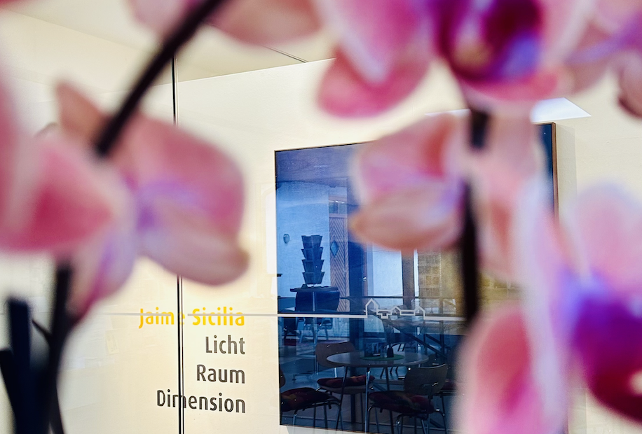 Wechselnde Ausstellungen zeitgenössischer Kunst – lichtdurchflutete Räume mit Blick in die Rhön.