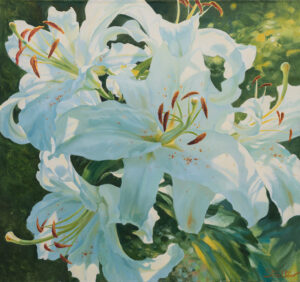 Nadezhda Streltsova – Weiße Lilien