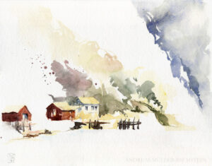 Sag at Aurdalsfjord (©VG Bild Kunst) Sag at Aurdalsfjord (©VG Bild Kunst)