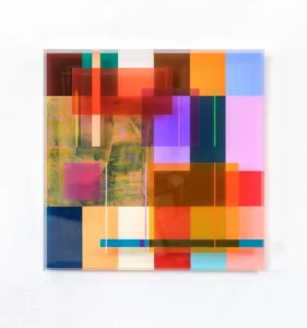 Michael Laube, 11-22, Acryl auf Acrylglas, 2022